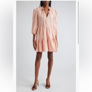 Veronica Beard Hawken Linen Minidress